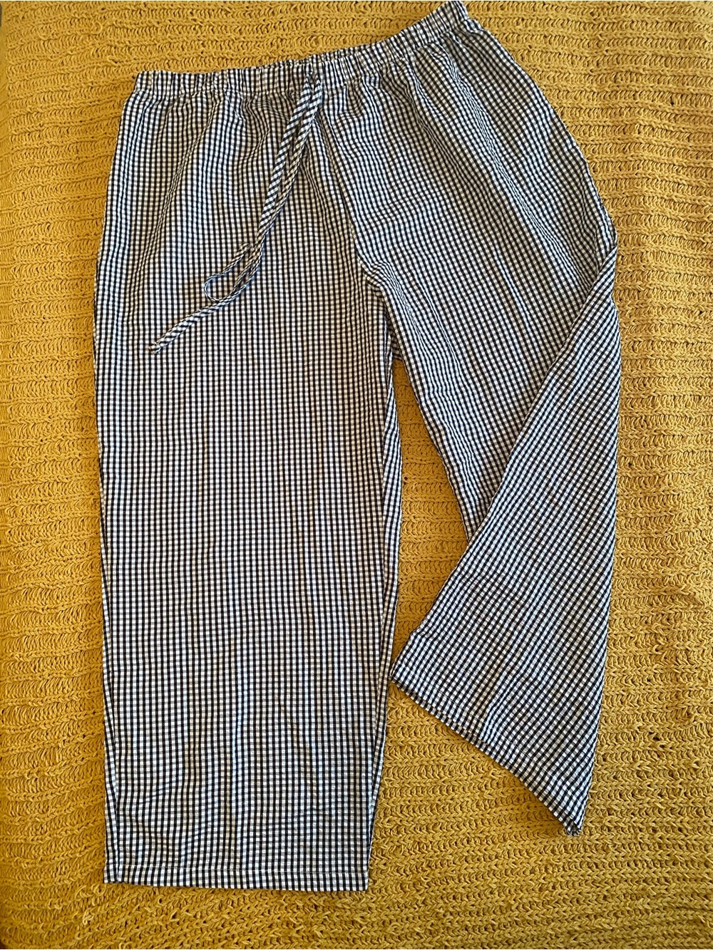 SHEIN Plus Size 2X Black & White Checkered Stretch Pants